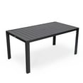 thumbnail image 1 of LeisureMod Chelsea Aluminum Outdoor 63" Dining Table, 1 of 17