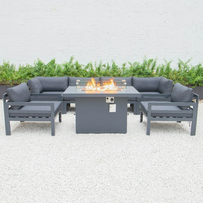 Black aluminum online outdoor sectional