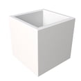 thumbnail image 1 of LeisureMod Fern Fiberstone and MGO Clay Planter, Mid-Century Modern Square Planter Pot for Indoor and Outdoor (White, 9 Inch), 1 of 7