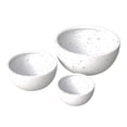 thumbnail image 1 of LeisureMod Iris 3-Piece Fiberstone Round Planter Set in White, 1 of 14