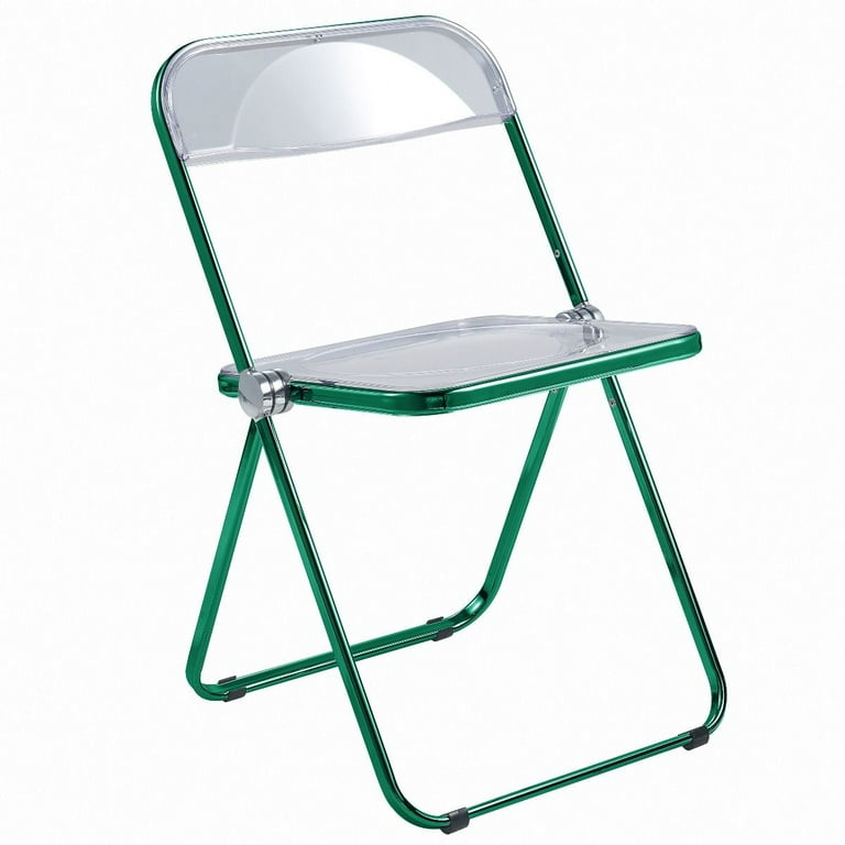 Green acrylic chair sale
