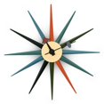 thumbnail image 1 of LeisureMod Maxi Modern Design Metal Colorful Star Wall Clock, 1 of 2