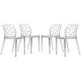 thumbnail image 1 of LeisureMod Modern Dynamic Dining Chair - Set of 4-Color:Clear, 1 of 8