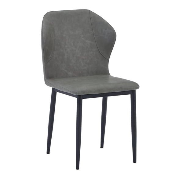 LeisureMod Mosaic Dining Upholstered Fabric Side Foam Cushioned Modern Accent Chair with Metal Legs for Living Room, Kitchen, Olive Green