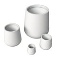 thumbnail image 1 of LeisureMod Orchid Planter Set White, 1 of 11