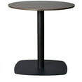 thumbnail image 1 of LeisureMod Round Dining Table with MDF Top and Powder-Coated Square Steel Base Kitchen Table, Seats 2-3 Person for Modern Home and Kitchen Vail Collection, 1 of 9