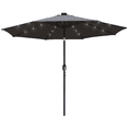 thumbnail image 1 of LeisureMod Sierra 9 ft Outdoor Tilt Market Patio Umbrella With Solar Powerd LED Lights, 1 of 16