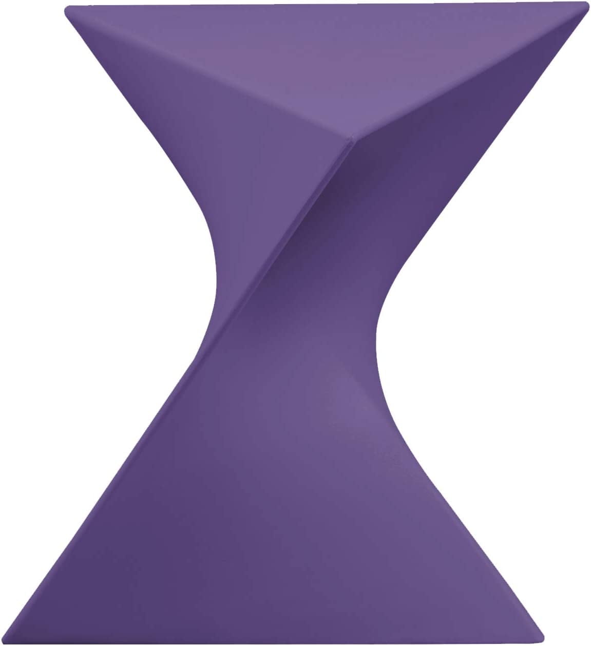 Vibrant Purple Triangular Versatile Side Table