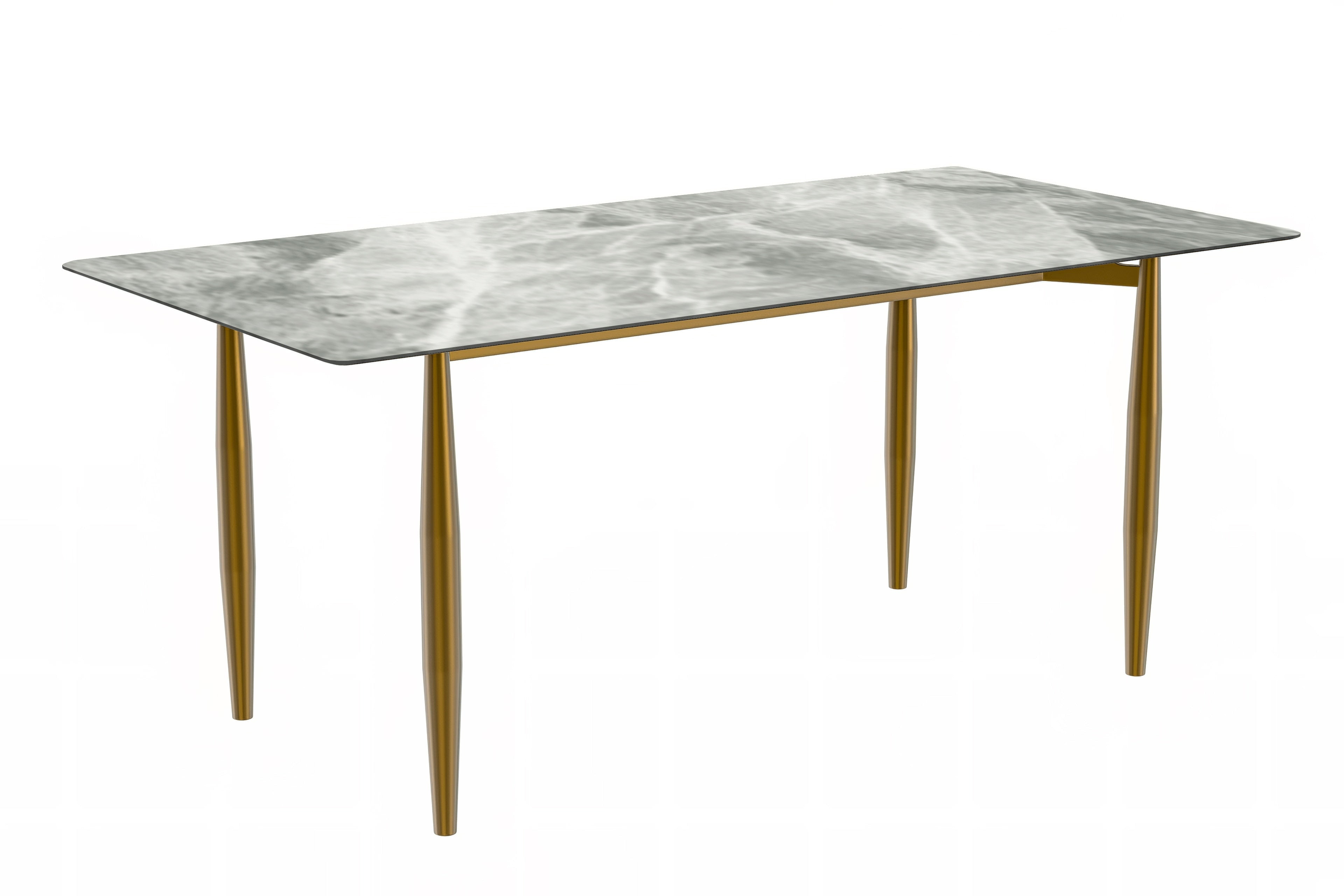 LeisureMod Zinti Modern Dining Table with 71" Sintered Stone ...