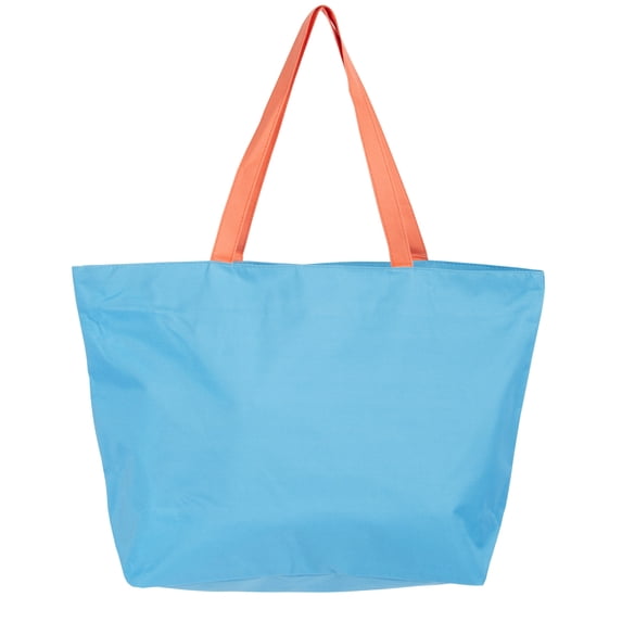 Leisureland Large Solid Color Beach Tote Bag