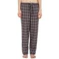 thumbnail image 1 of "Leisureland Women's Grey Plaid Lounge Pajama Pants", 1 of 3