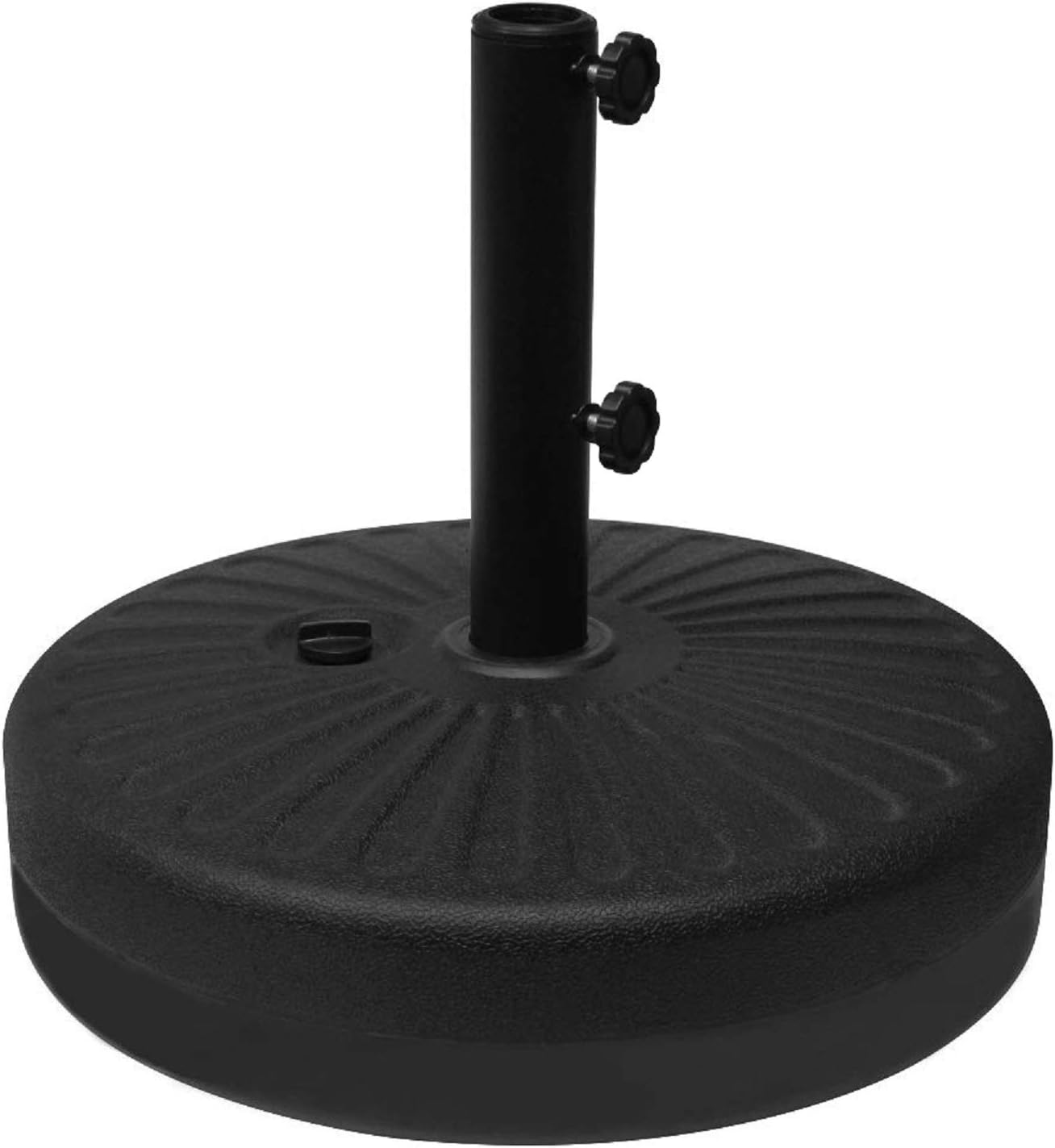 Leisurelife Patio Table Umbrella Stand Base Water Filled, 21" 66-lbs ...