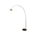 thumbnail image 1 of Leisuremod Arco Mid-Century Modern Arched Floor Lamp 75.6" Height with Black Round Marble Base and Metal Dome Lamp Shade for Living Room and Bedroom, 1 of 13