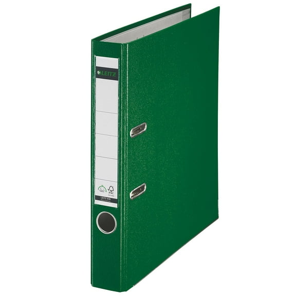 Leitz Standard 1.5"" 2-Ring A4 Sized European Binder Green (10155055) 1015-GR