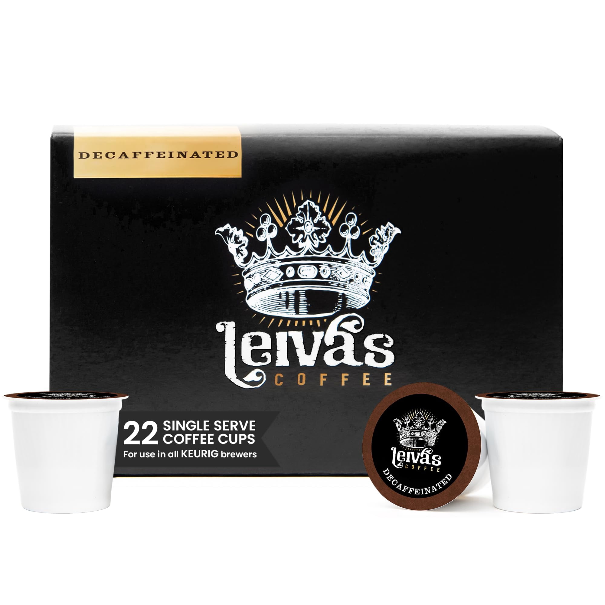 Leiva's Guatemalan Single Serve Coffee Pods (22 Count) - Small Batch ...