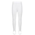 thumbnail image 1 of Lejafay Kids Girls Boys Stirrup Leggings Stretchy Gymnastics Yoga Ballet Dance Tights White 20, 1 of 7