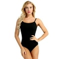 thumbnail image 1 of Lejafay Womens Sleeveless Ballet Dance Leotard Gymnastics Athletic Bodysuit Training Dancewear Black XS, 1 of 7