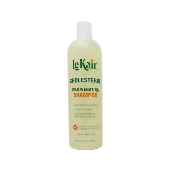 Lekair Cholesterol Rejuvenating Shampoo for All Hair Types, Nourish & Repair, 16 fl.oz