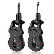 Lekato Wireless Guitar System 5.8 Ghz Stereo Receiver with USB cable 48K/24bit high quality signal
