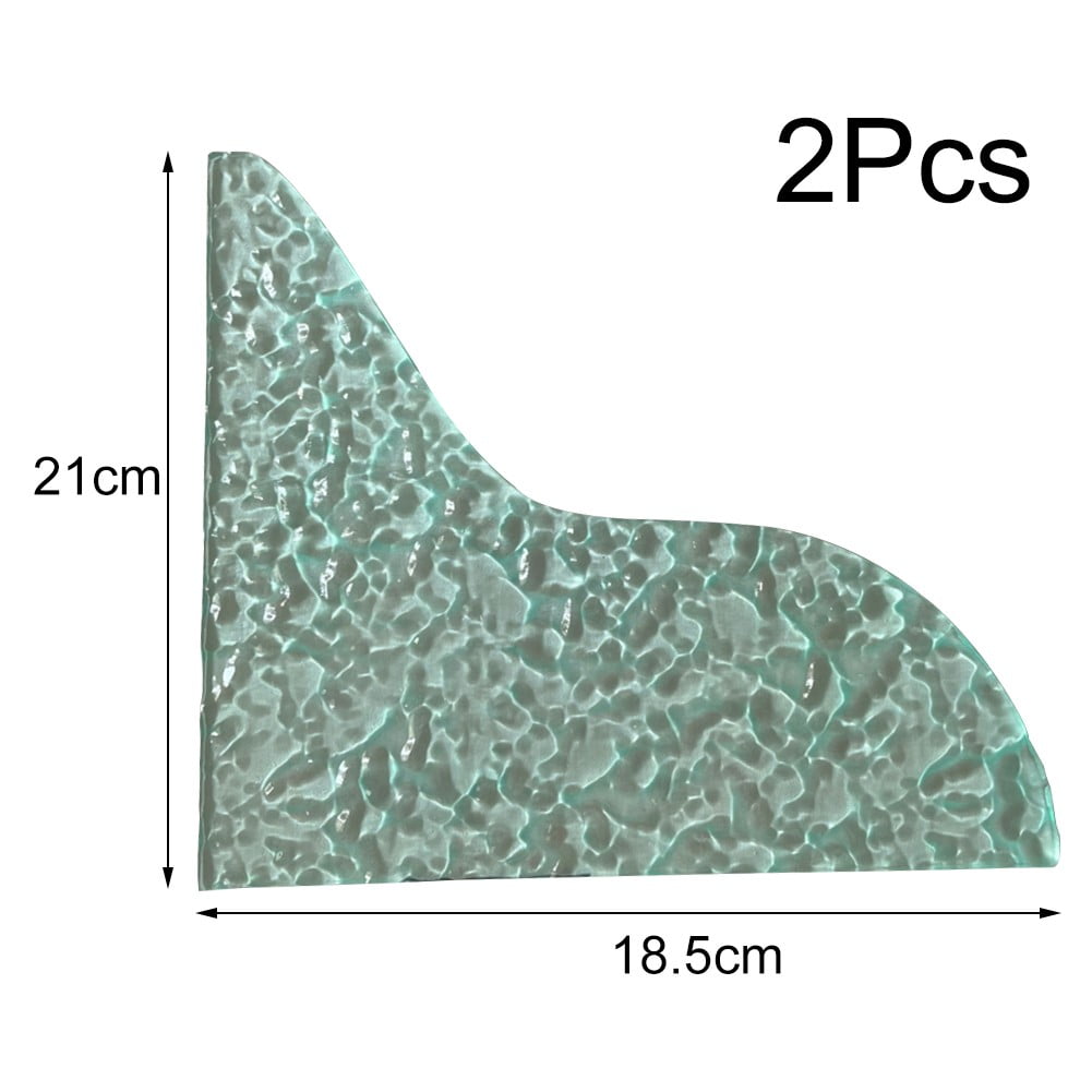 Leke 2pcs Shower Splash Guard, Water Ripple Tub Splash Guards to Keep