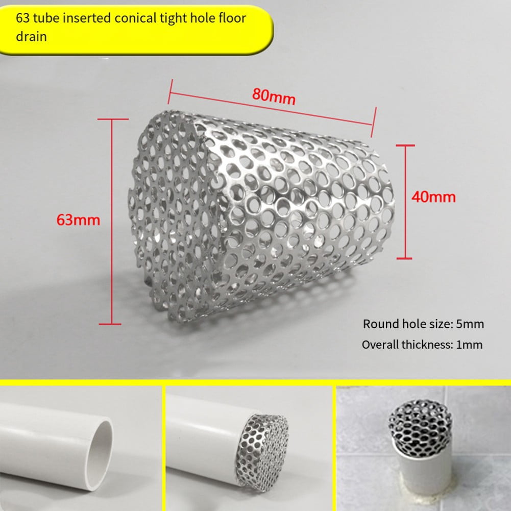 Leke 304 stainless steel side row plugin floor drain filter drain pipe