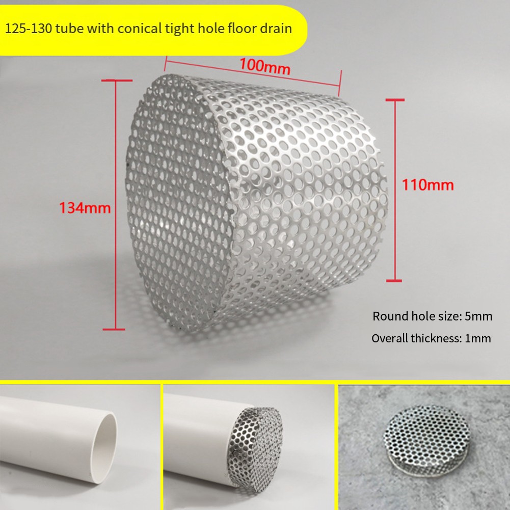 Leke 304 stainless steel side row plugin floor drain filter drain pipe