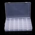 thumbnail image 1 of Leke 36 Compartment Transparent Jewelry Adjustable Organizer Plastic Storage Box Case, 1 of 9