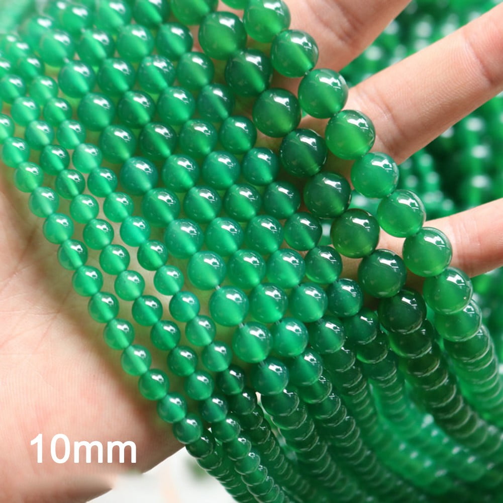 Leke 6mm 8mm 10mm Natural Gemstone Round Spacer Loose Beads Jewelry