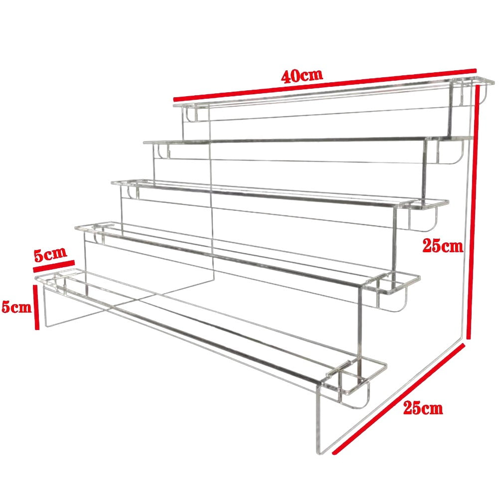 Leke Acrylic transparent ladder handmade model display stand display