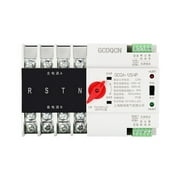 Leke Automatic Transfer Switch Dual Power 4P 125A 50/60Hz Grid to AC Generator