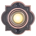 thumbnail image 1 of Leke DC12-24V Metal Doorbell Push Button Wired Lighted Up LED Doorbell Button, 1 of 9