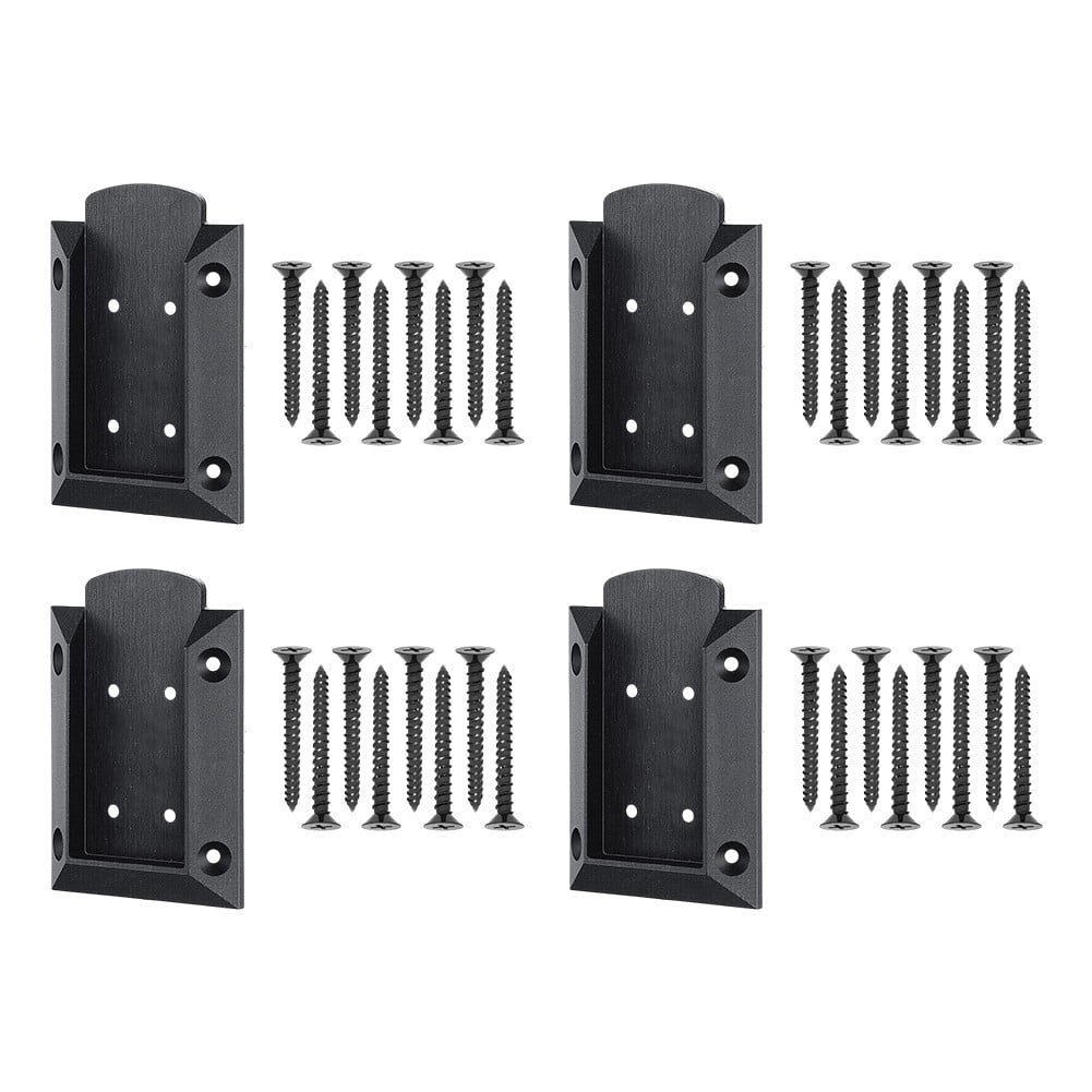 Leke Deck Railing Connectors with Screws Deck Railing Kit Black Coating
