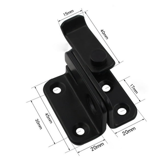 Leke Free Punching Door Bolt Latch Drawer Lock Safety Waterproof ...