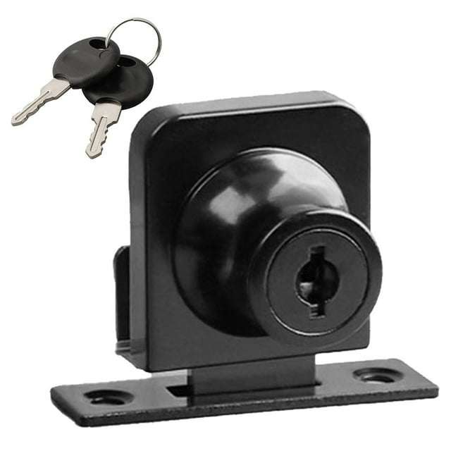 Leke Glass Double Door Lock Display Lock No Opening