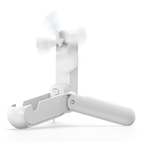 Leke Mini electric fan flashlight power bank portable fan desktop folding fan