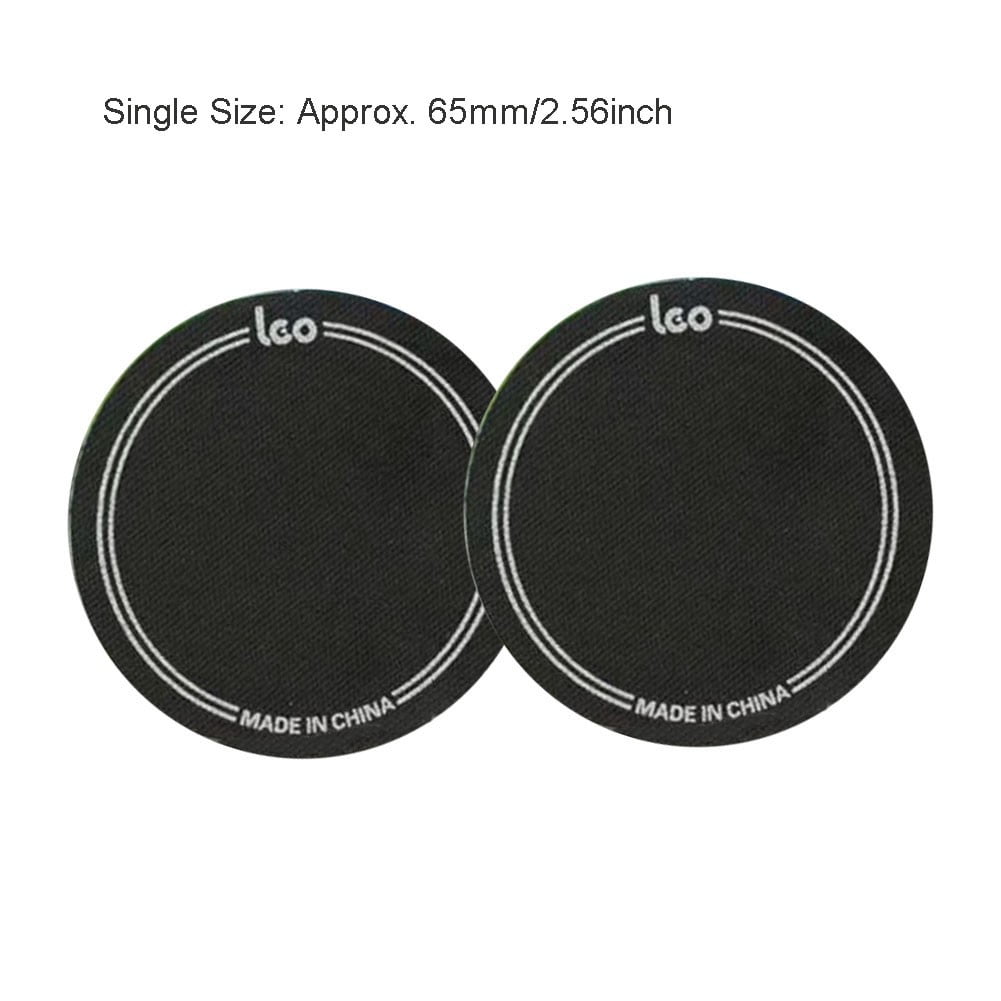 Leke Single Double Pedal Patch Bass Drum Patch Drumhead Kick Pad Drum