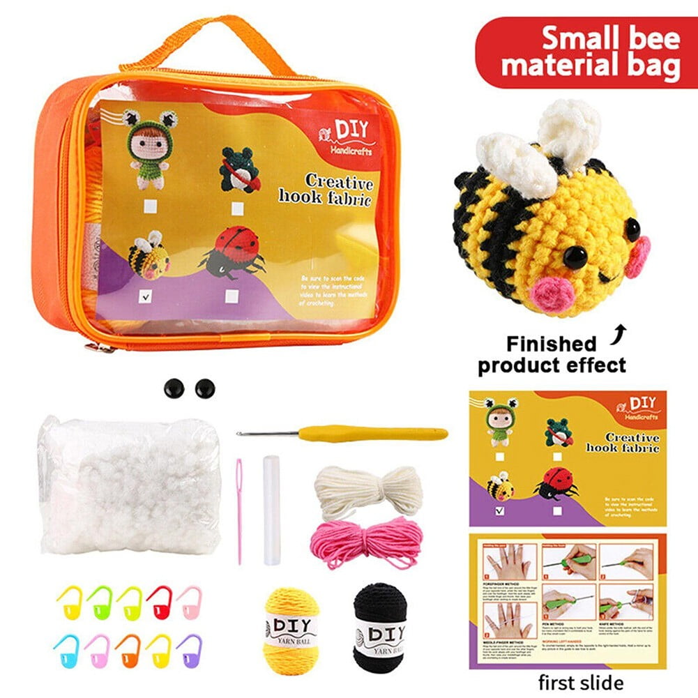 Leke Woobles Crochet Kit for Beginners Knitting Kit with Animal DIY
