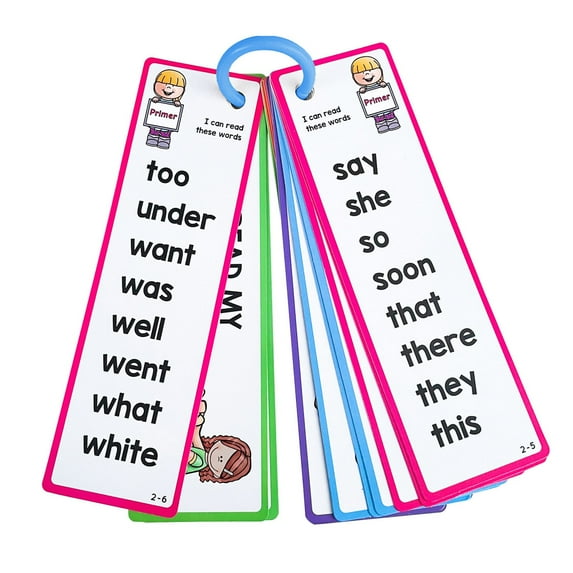 Lekihaqq 1 Packs Phonics Flash Cards with Rings, 1000 Sight Words Learning Set, Educational Spelling Games for , Preschool Kindergarten Homeschool Supplies, Teacher Classroom Reading Tools