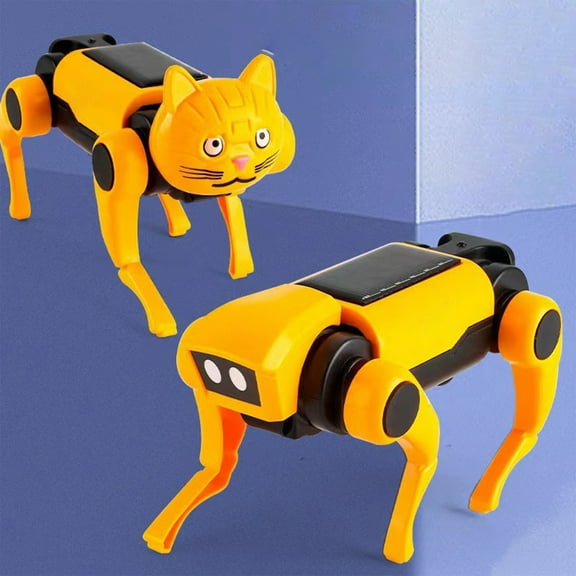 Lekihaqq 2 Packs Solar Powered Robot Dog Kit, STEM Educational DIY Building Toy, Physics Science Project for Teens & Adults, Creative Hands-On Learning Engineering Set