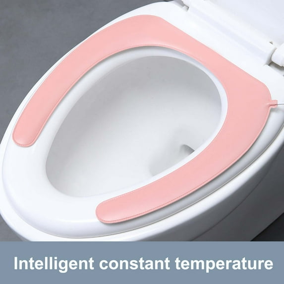 Lekihaqq Smart Heated Toilet Seat Cover, Intelligent Thermostat Bidet Cushion, Electric Warming Toilet Pad, Home Comfort Heating Toilet Mat, Energy Saving Heated Toilet Seat