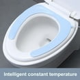 thumbnail image 1 of Lekihaqq Smart Heated Toilet Seat Cover, Intelligent Thermostat Bidet Cushion, Electric Warming Toilet Pad, Home Comfort Heating Toilet Mat, Energy Saving Heated Toilet Seat, 1 of 4