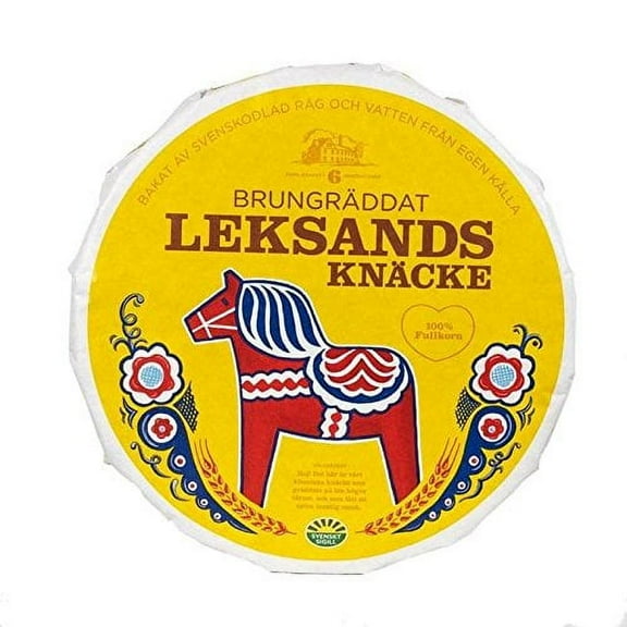 Leksands Brown Baked Crispbread 830g (Pack of 2)