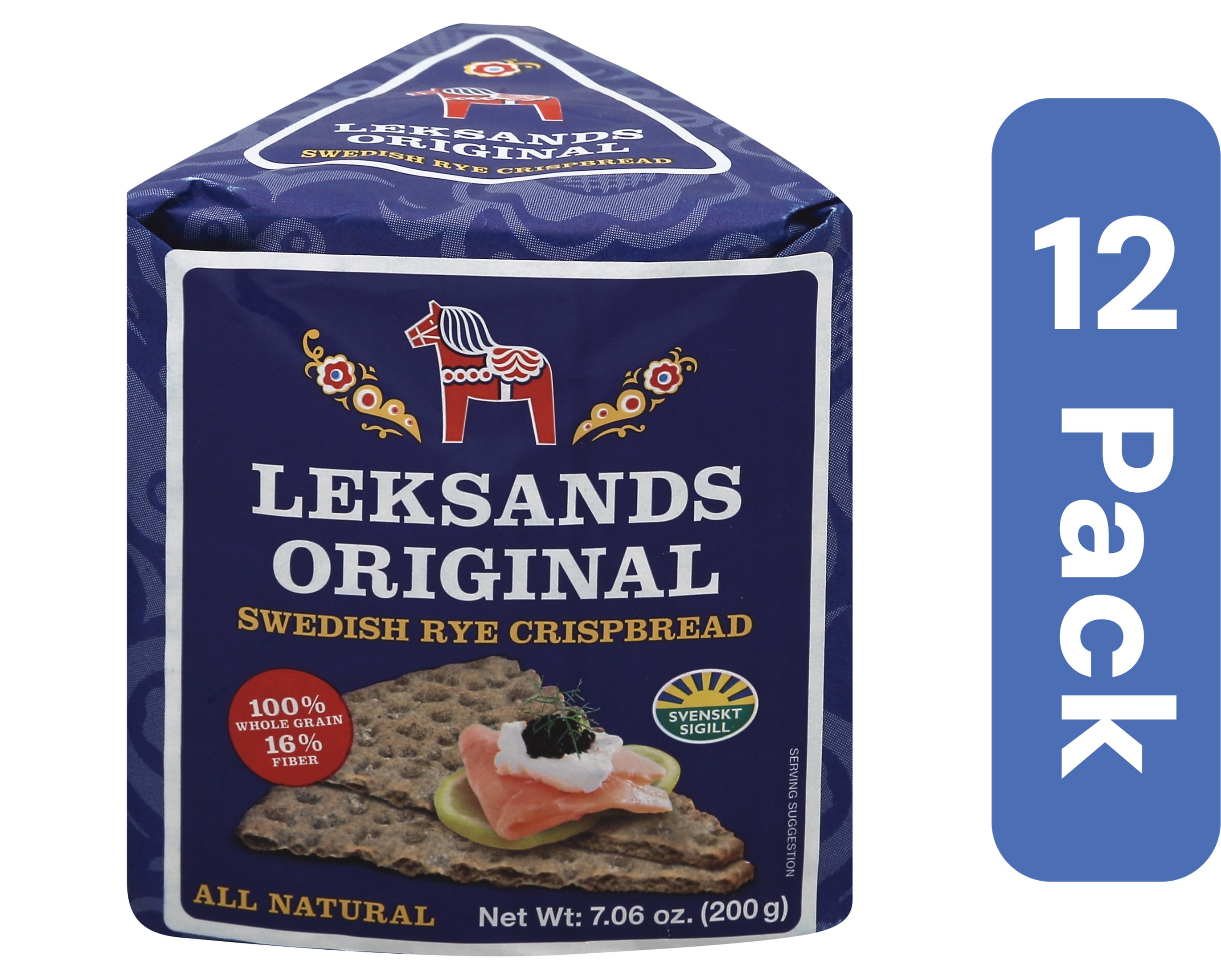 Triangular Crisps Leksands Crispbread Triangular Swedish 7.06 oz (Pack Of 12) - Walmart ...
