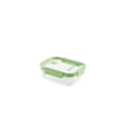 thumbnail image 1 of Lekue 100% Airtight Rectangular Glass Food Storage Container, 34 oz, 1 of 4