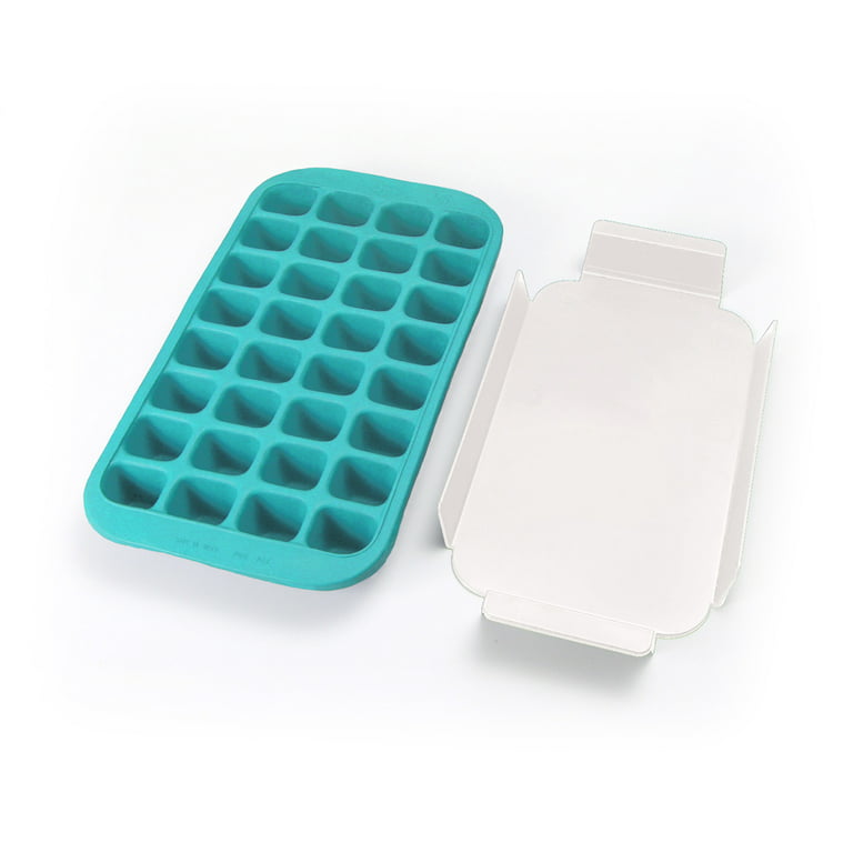 Lekue Industrial Silicone Ice Cube Tray, Blue 