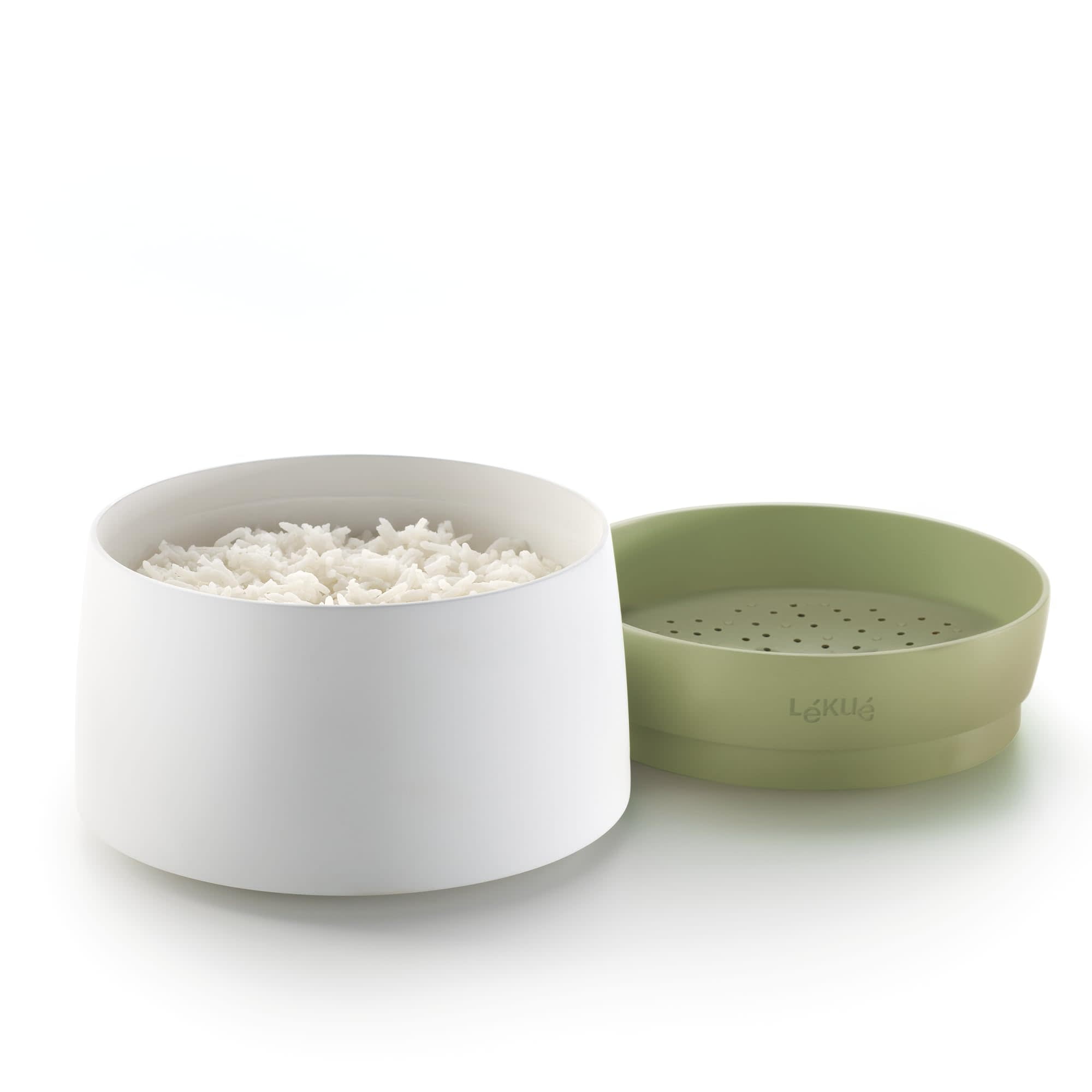 Lekue Microwave Quinoa & Rice Cooker, Green