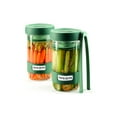thumbnail image 1 of Lekue Pickling Fermenting Kit, 24 oz, green, 1 of 6