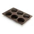 thumbnail image 1 of Lekue Silicone Perforated Bread Roll Pan, Brown, 1 of 6