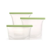 Lekue Silicone Reusable Bags, Airtight for Sous Vide Cooking & Storage, Set of 3