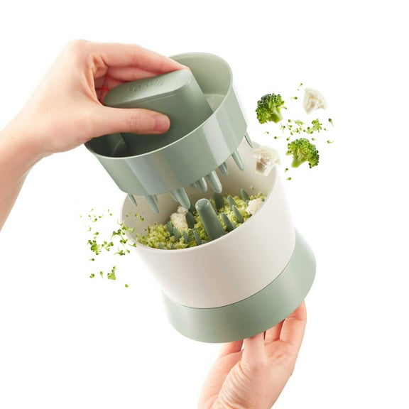 Lekue Veggie Cauliflower Ricer, 7 Ounce, Green